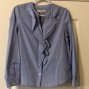 Ann Taylor LOFT ruffle blouse